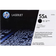 惠普（HP） CE255A 55A 黑色原装 LaserJet 硒鼓 (适用LaserJet P3015)